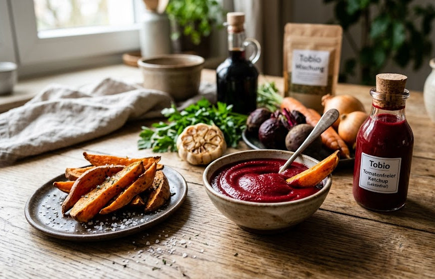 Tomatenfreier Ketchup Lektinfrei