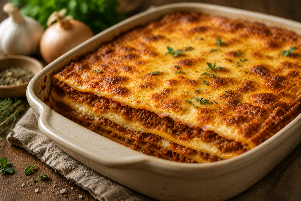 Lektinfreie Nomato Lasagne